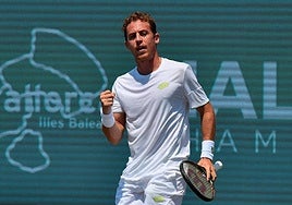 Carballés, en un partido anterior.