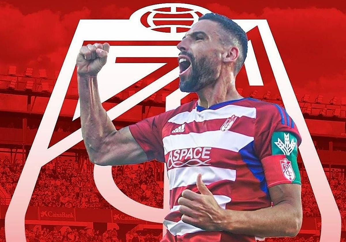 Imagen con la que Antonio Puertas quiso despedirse de la afición del Granada.