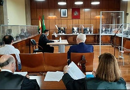 Momento del juicio en 2022