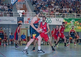Aspecto del pabellón motrileño en la ronda de cuartos de final en el camino a la Liga EBA.
