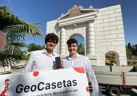 Enrique y Javier Fernández Velasco, los creadores de la app GeoCasetas.