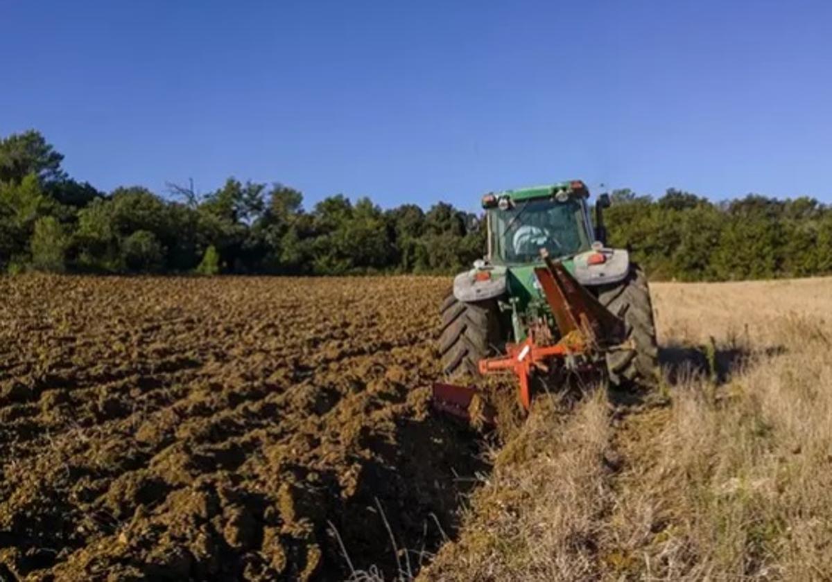 Imagen de archivo de un tractor