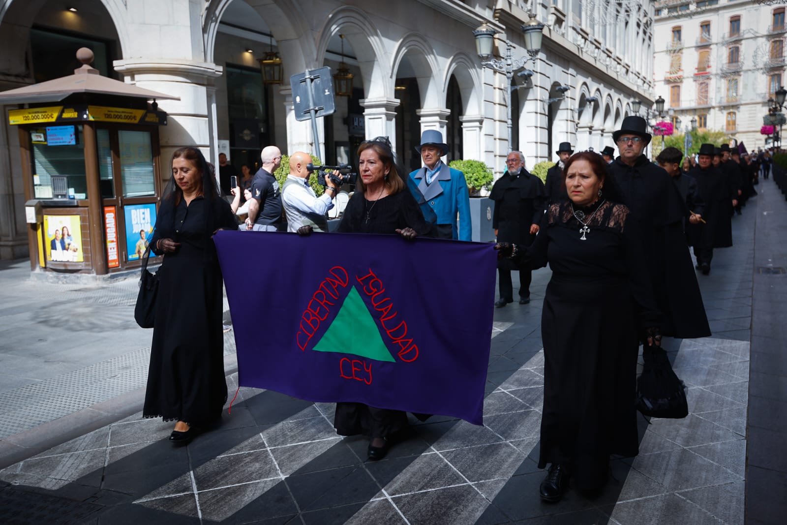 Las imágenes de la conmemoración de la ejecución de Mariana Pineda en Granada