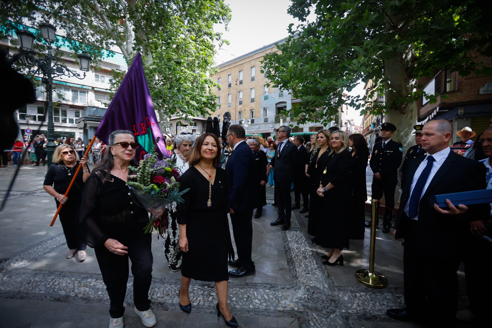 Las imágenes de la conmemoración de la ejecución de Mariana Pineda en Granada