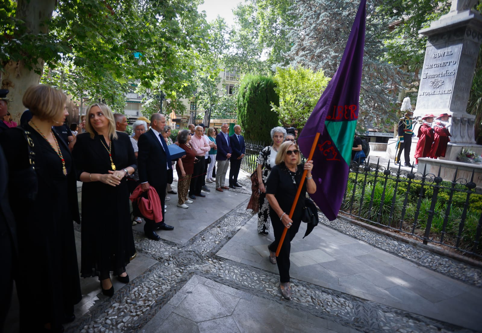 Las imágenes de la conmemoración de la ejecución de Mariana Pineda en Granada