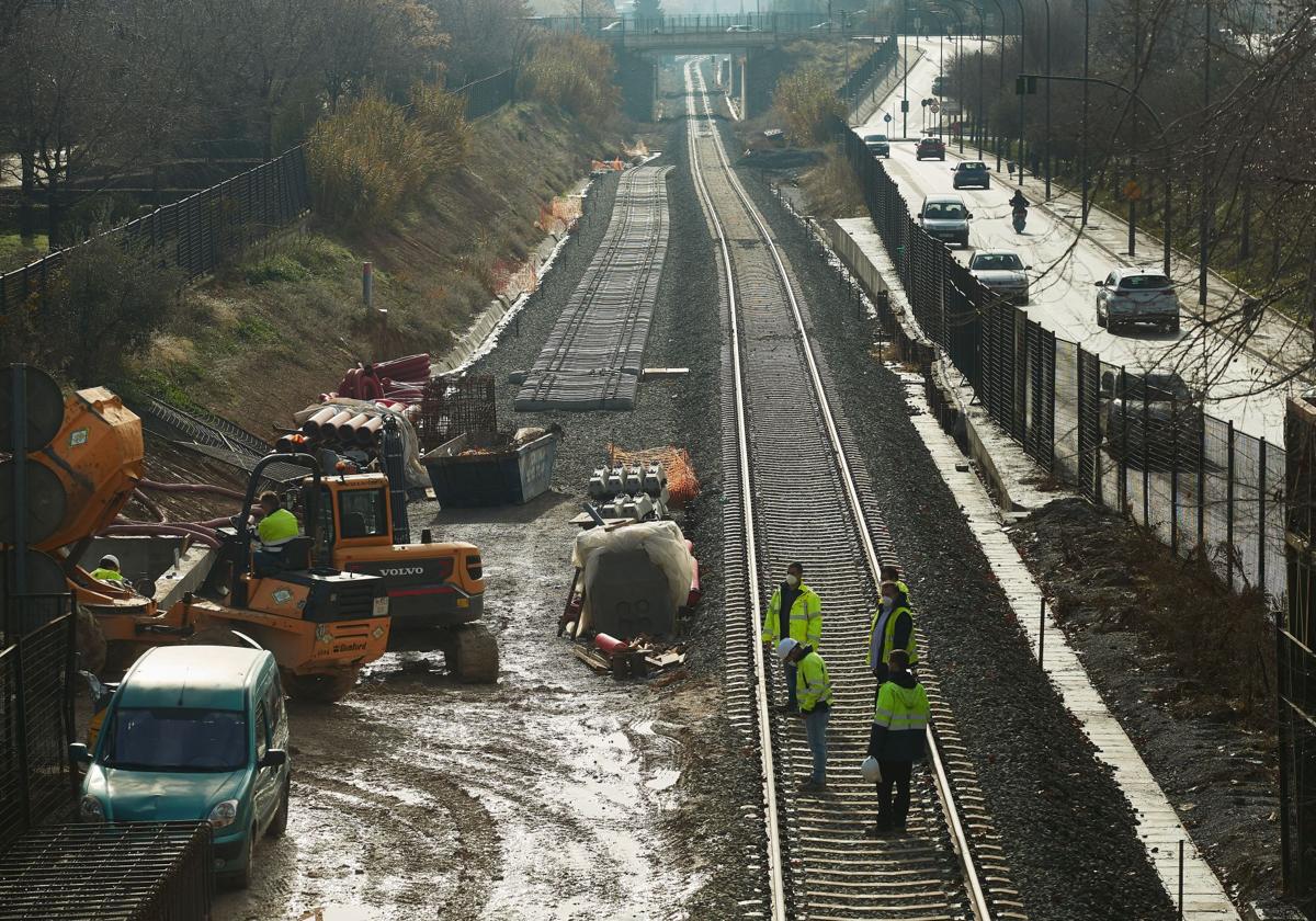 El cambiador, en obras en 2021.