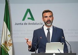 El consejero portavoz del Gobierno andaluz, Ramón Fernández-Pacheco .