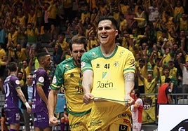 Mati Rosa, tras marcar el gol del empate.