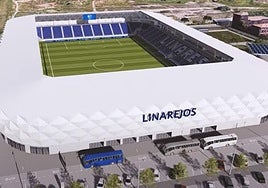 Imagen de nuevo estadio de Linarejos.