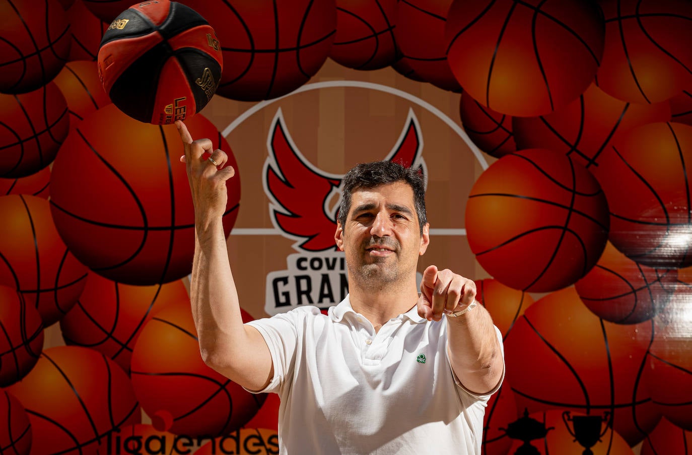 Pablo Pin se muestra satisfecho con la temporada del Covirán, aunque todos los años tenga que hacer malabarismos para lograr la permanencia en la Liga Endesa.