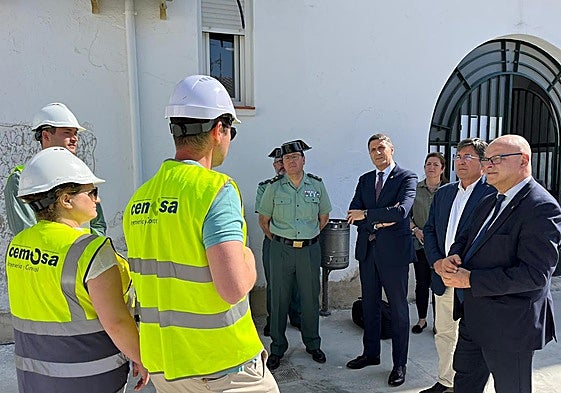 Foto de la visita del delegado