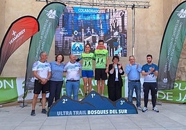Podio de la Ultra Trail 'Bosques del sur'