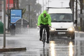 Lluvia en Almería.