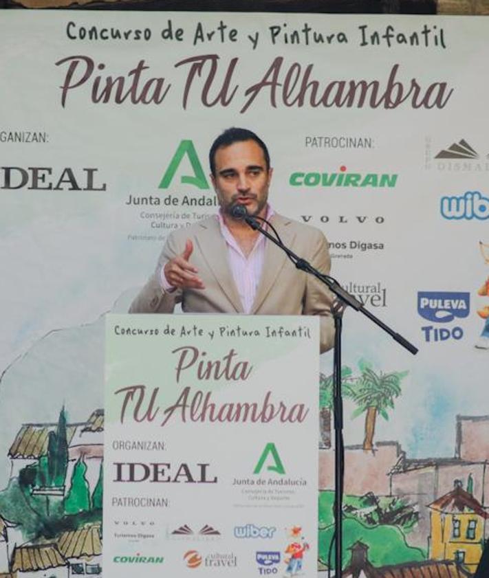 Imagen secundaria 2 - Presentación de la exposición 'Pinta tu Alhambra'.