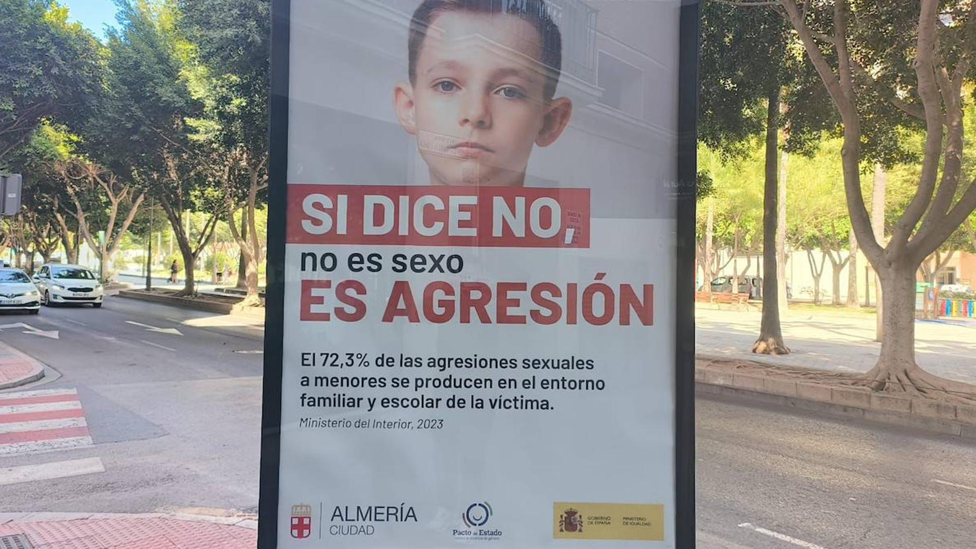 Vox lleva ante la Justicia el polémico cartel contra la violencia sexual de  Almería | Ideal