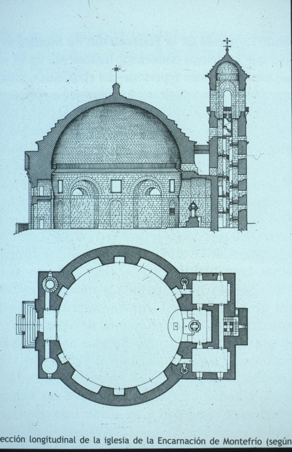 Plano de la iglesia de la Encarnación de Montefrío