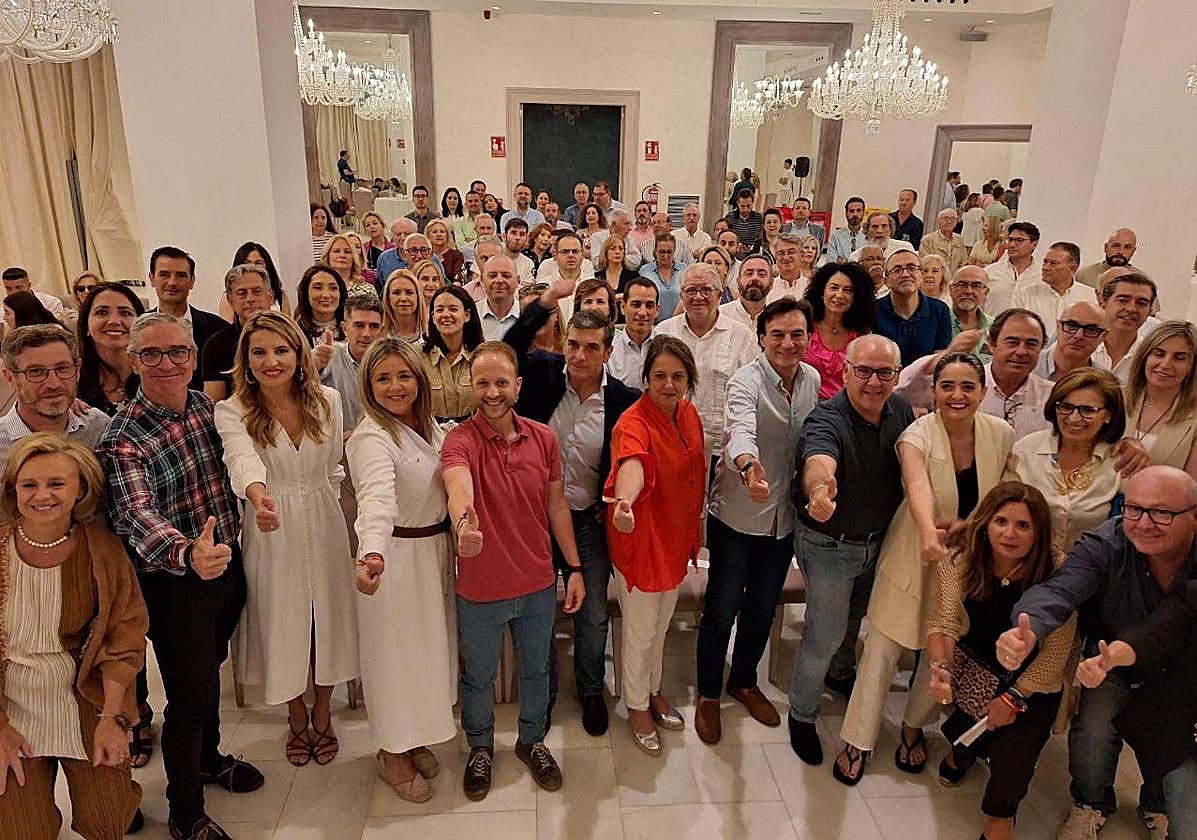 Cierre de campaña del PP jienense, en el Hotel Palacio de Úbeda, la ciudad de su candidata.