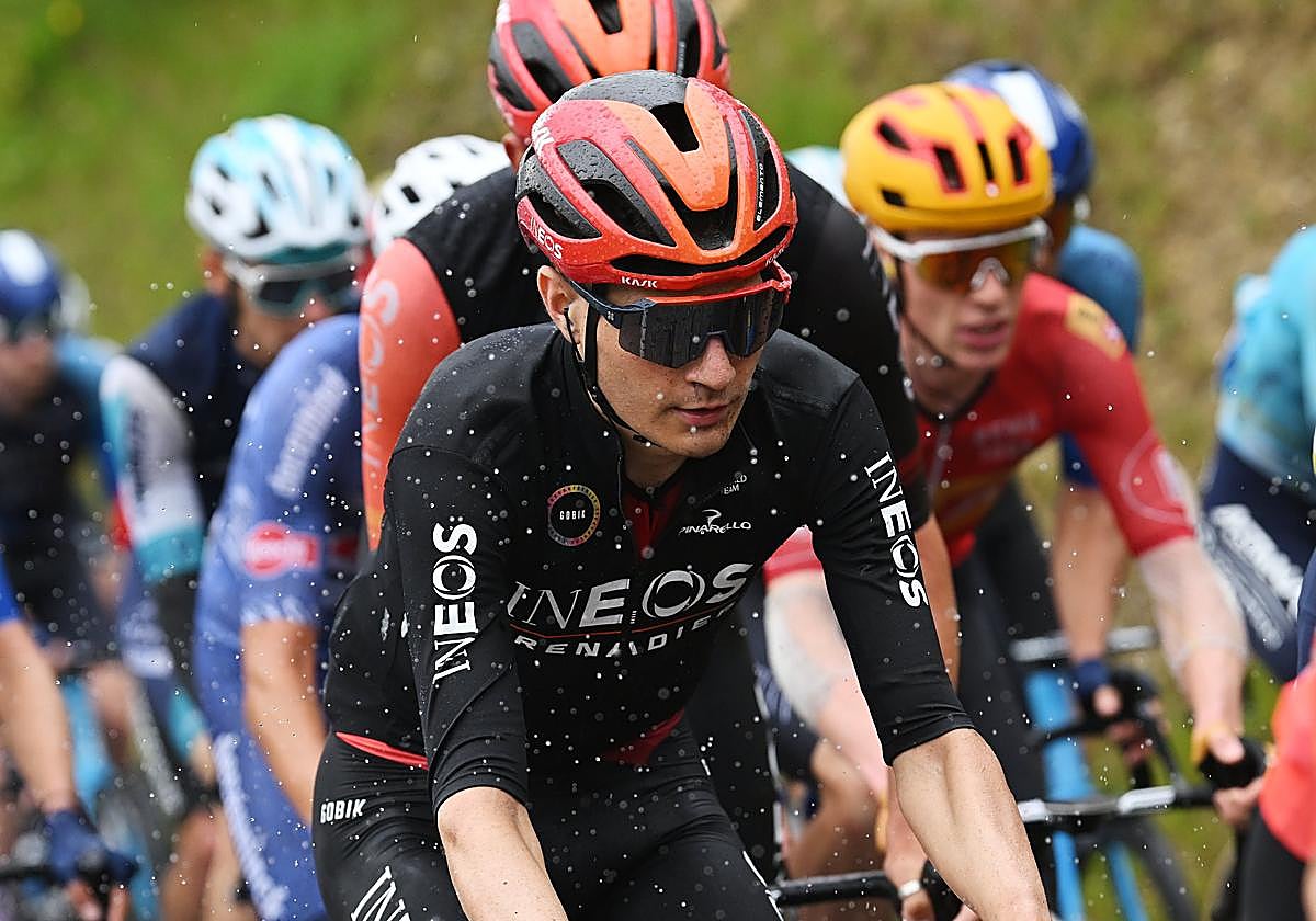 Carlos Rodríguez, durante la etapa de este sábado.