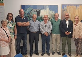Algunos de los miembros de la Asociación de Belenistas de Jaén.