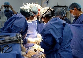 Intervención quirúrgica.