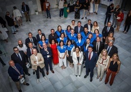 Alumnos, docentes y organizadores del máster.