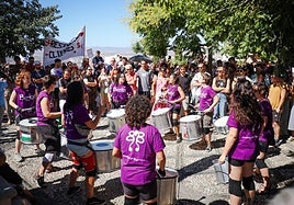 Protesta contra el turismo en el Albaicín.