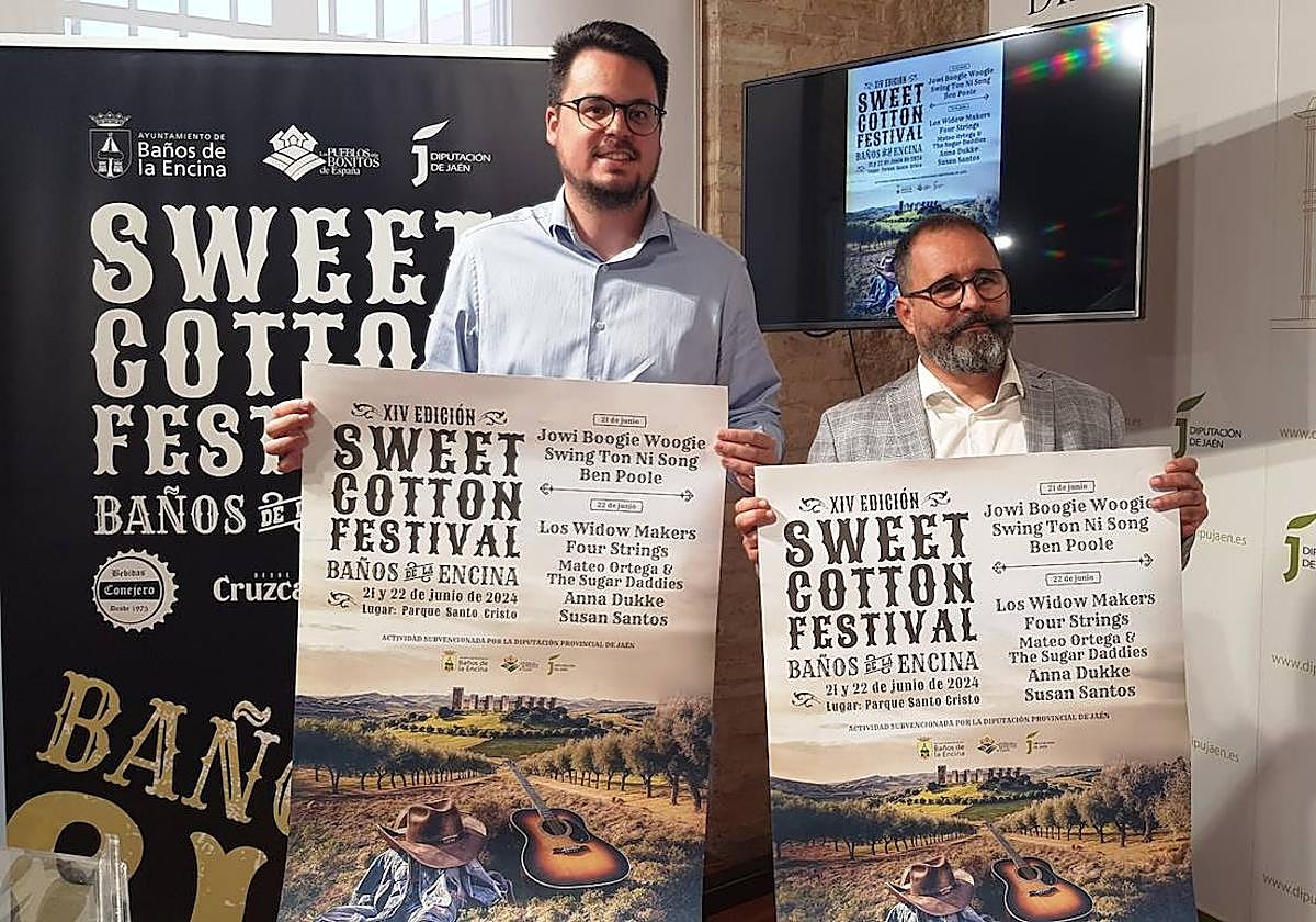 Francisco Javier Lozano y Antonio Las Heras , en la presentación del festival.