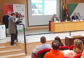 Momento de la jornada sobre estrés térmico.