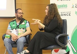 Felipe Hoyo y Laura Toro durante el acto