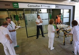 Consultas externas de un hospital del SAS