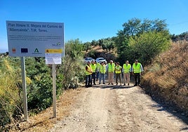 Visita de Soledad Aranda al camino de 'La Albercainda'