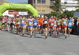 Una anterior edición de la popular carrera de Huéscar.