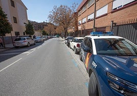 Un coche patrulla de la Policía Nacional.