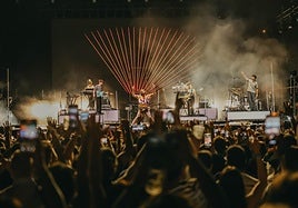 Mikel Izal en el concierto