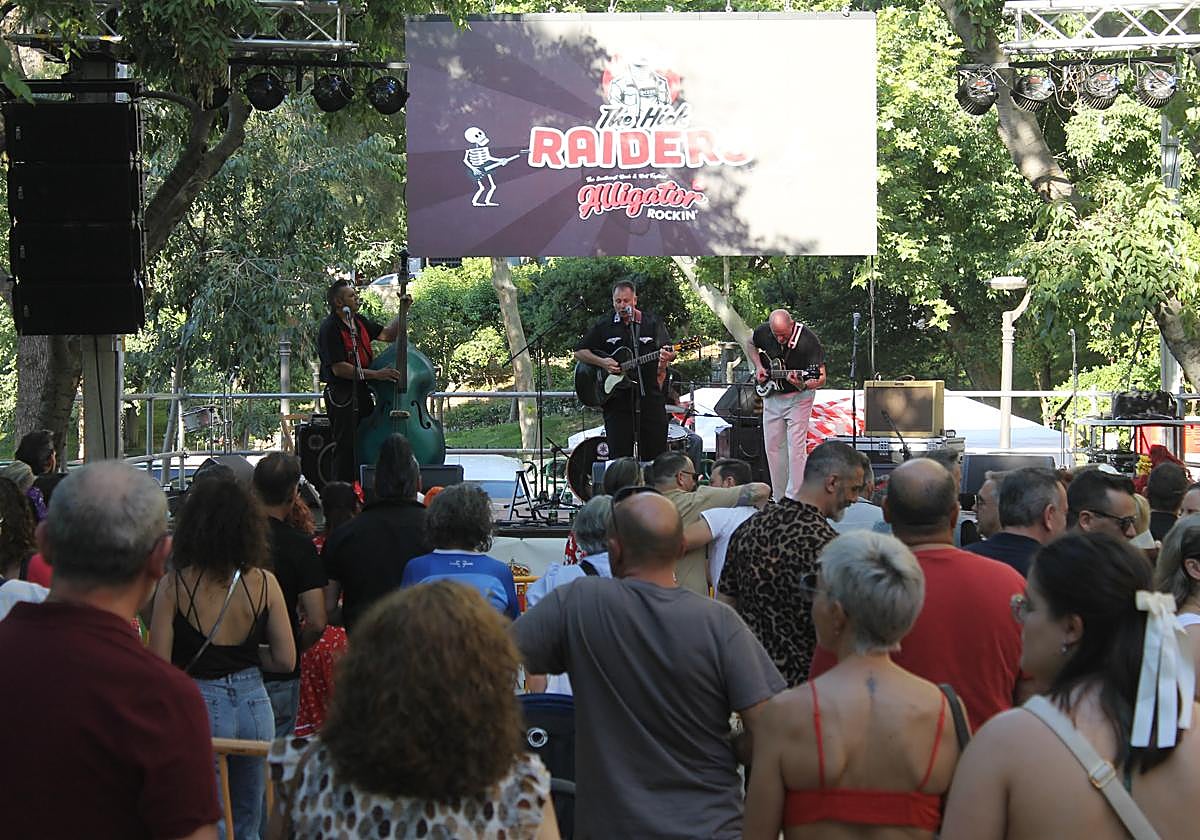 'The hicks raider' en el concierto