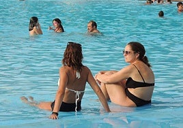 Inauguración de la piscina de las Fuentezuelas.