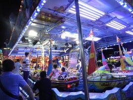 Imagen de archivo de una atracción de feria.