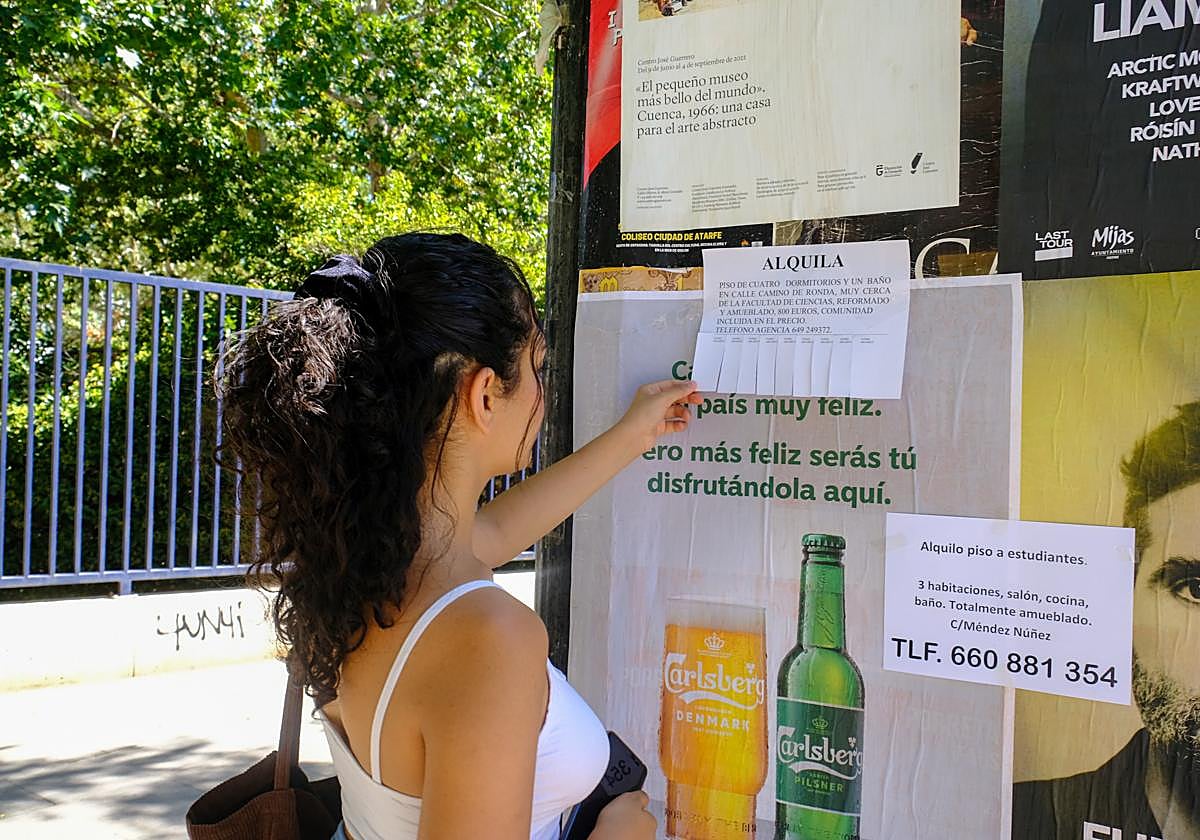 Estudiante en busca de piso en Granada
