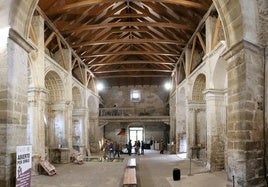 Nave central de la iglesia de San Lorenzo.