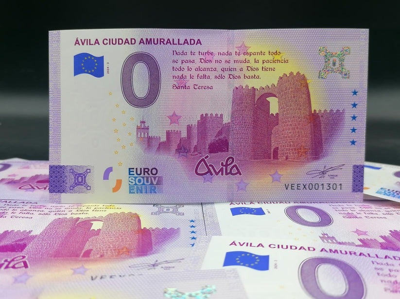 Así son los originales billetes de 0 euros de las provincias de España