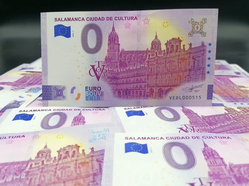 Así son los originales billetes de 0 euros de las provincias de España