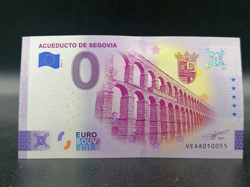 Así son los originales billetes de 0 euros de las provincias de España