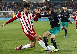 La última vez que se enfrentaron Almería y Racing hubo triunfo cántabro.