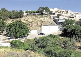 Vista parcial de Agrón, donde fue detenida la joven.