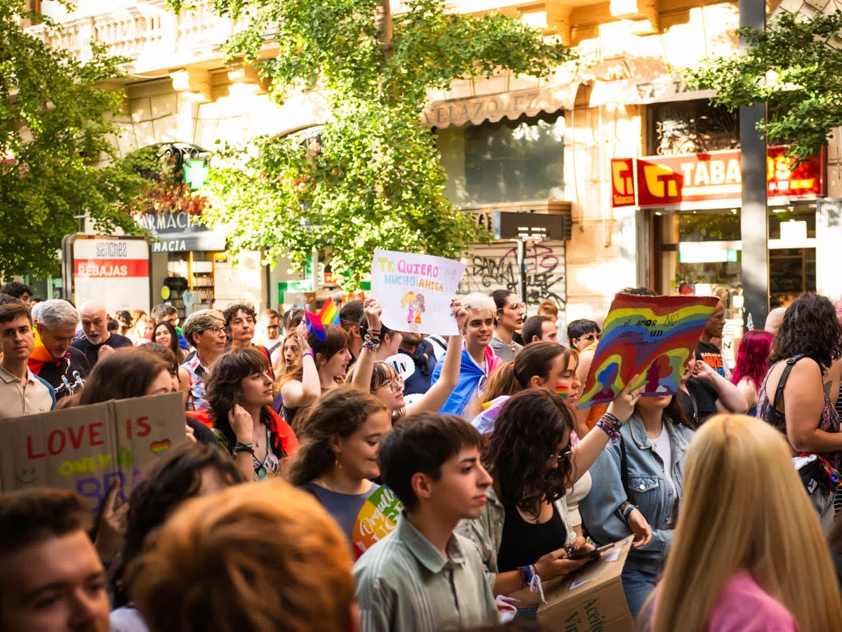 Las imágenes de las manifestaciones del Orgullo en Granada