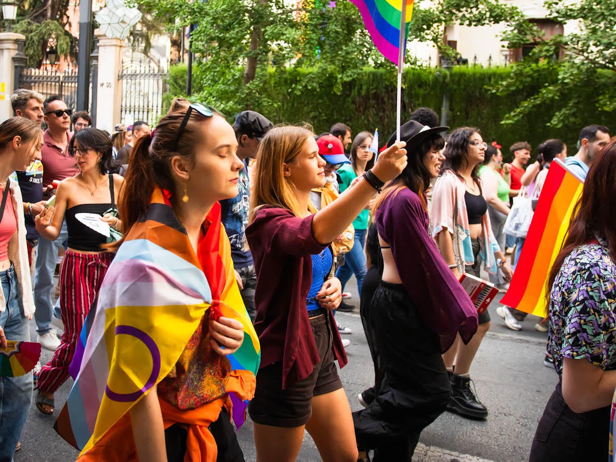 Las imágenes de las manifestaciones del Orgullo en Granada