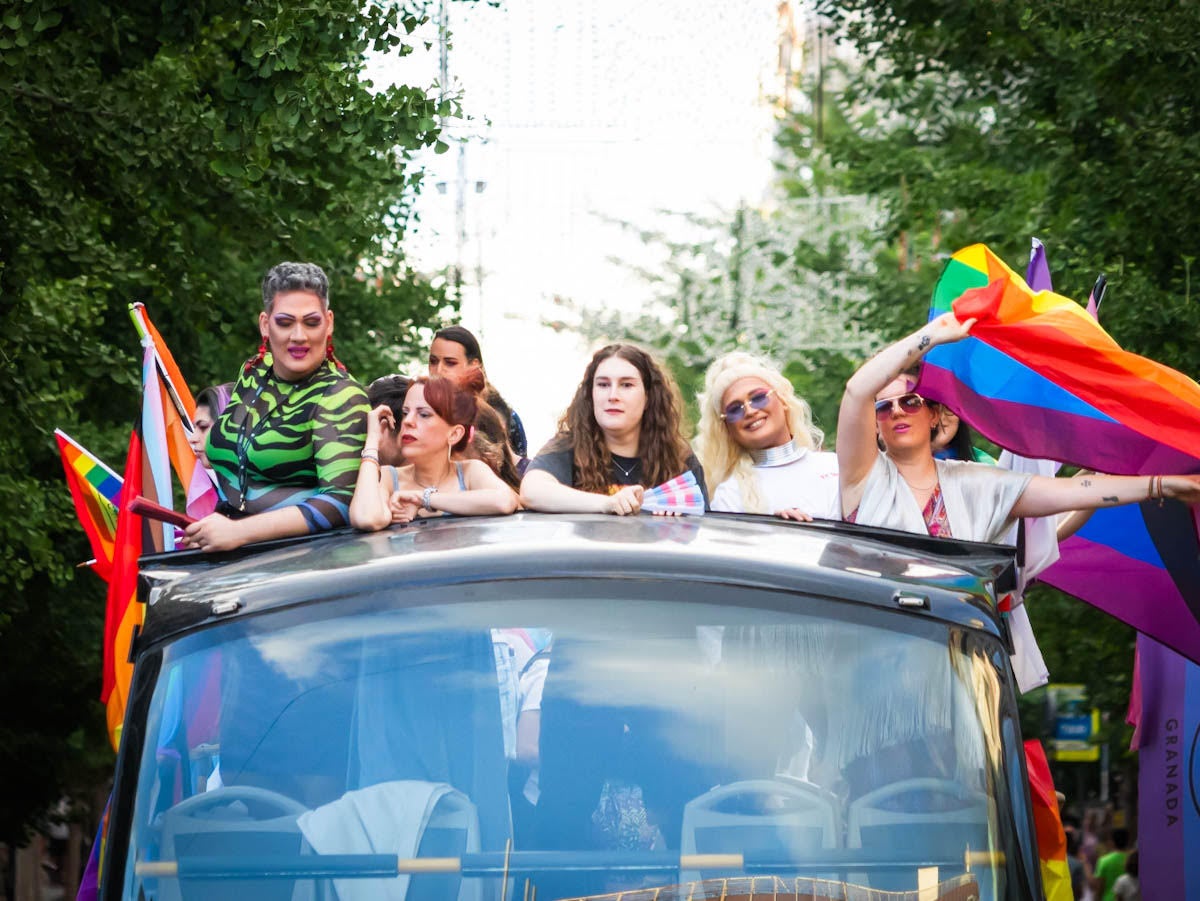 Las imágenes de las manifestaciones del Orgullo en Granada