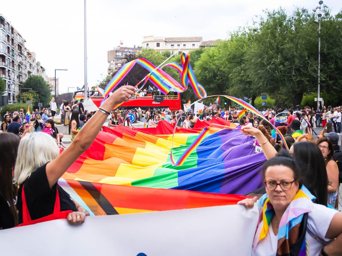 Las imágenes de las manifestaciones del Orgullo en Granada