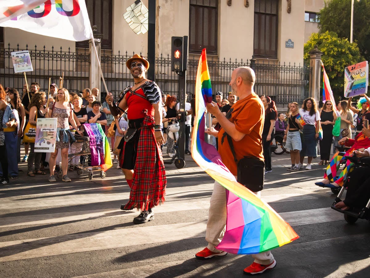 Las imágenes de las manifestaciones del Orgullo en Granada