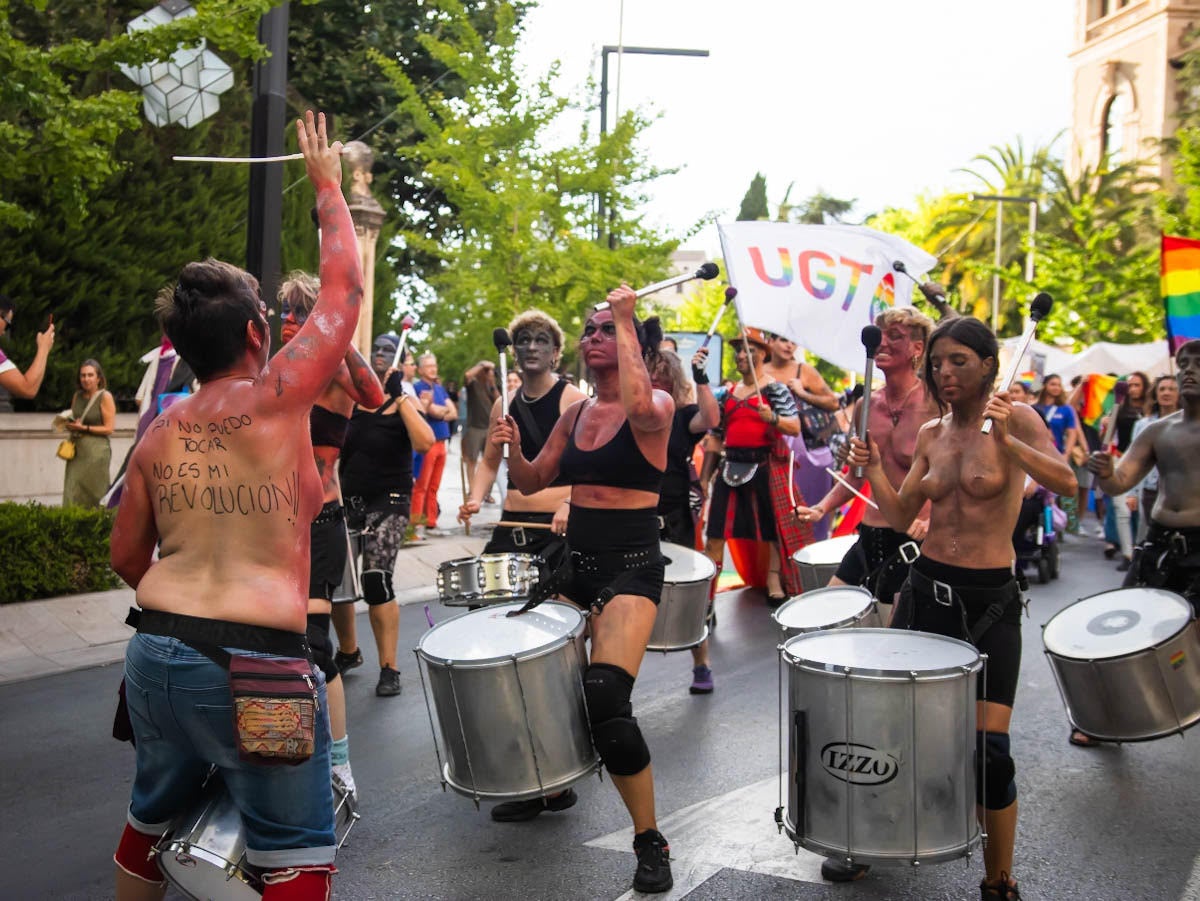 Las imágenes de las manifestaciones del Orgullo en Granada